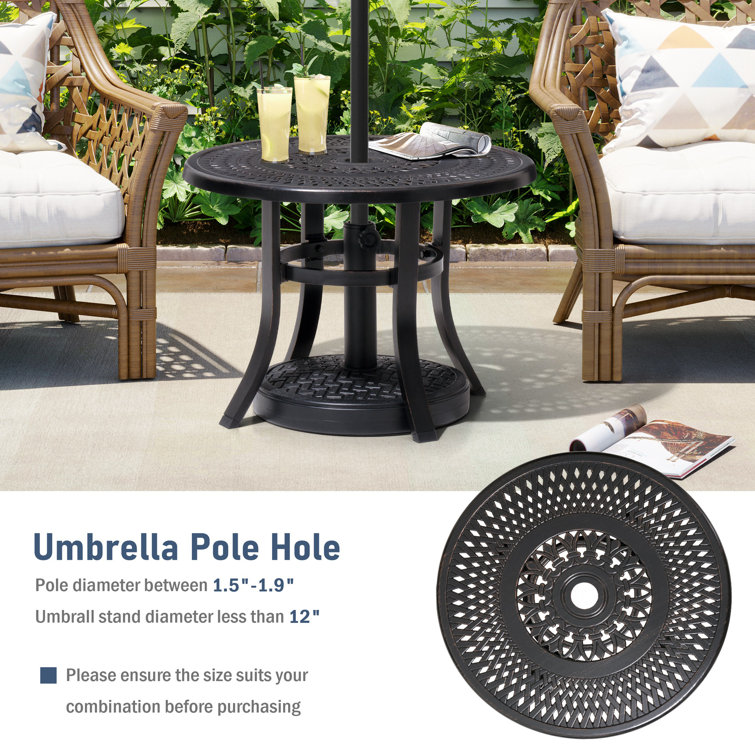 Small outdoor umbrella 2024 for bistro table